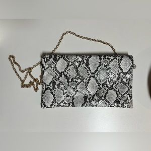 Snakeskin crossbody